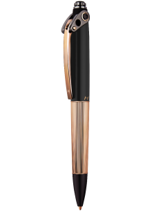 Abyss pen with gold plated guilloché