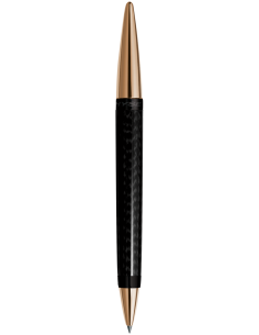Hysek pen in carbon and rose gold finishing