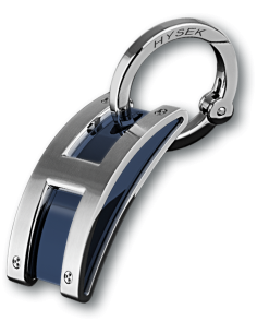 Kilada Key Ring in Steel and Black PVD