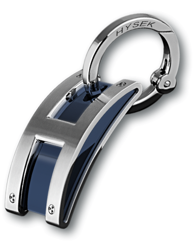 Kilada Key Ring in Steel and Black PVD