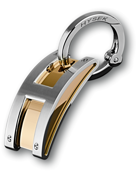 Kilada Key Ring in Steel and Black PVD