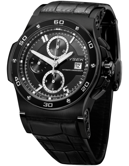 Abyss 44mm Chronograph, black PVD