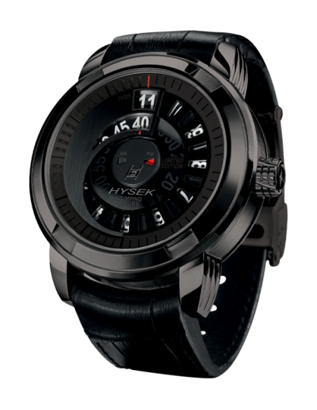 Io 47mm Jumping Hour in black PVD