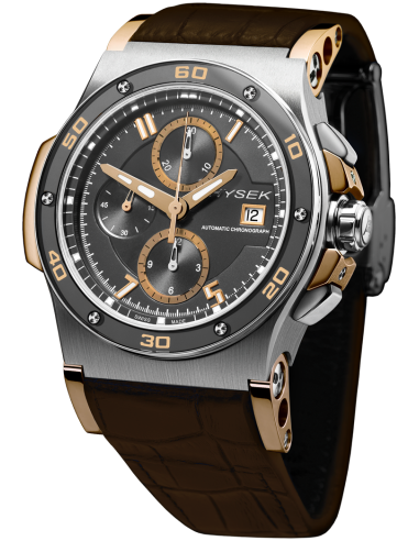 Abyss 44mm Chronograph, titanium and rose gold, anthracite sapphire bezel