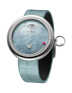 Kalysta heaven's Tale titanium blue dial mother of pearl