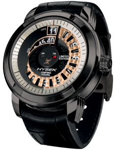 Io 47mm Jumping Hour in black PVD