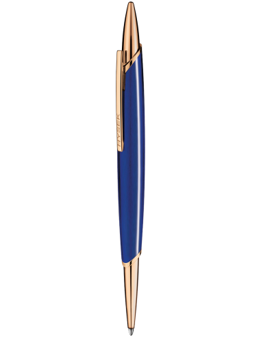 V-King pen Rose Gold and blue lacquer