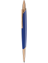 V-King pen Rose Gold and blue lacquer