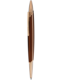V-King pen Rose Gold and Brown lacquer