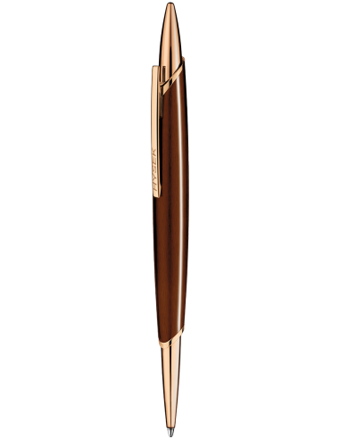 V-King pen Rose Gold and Brown lacquer