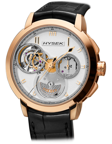 IO Chronograph Tourbillon white dial