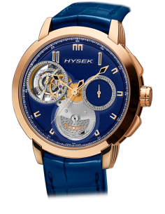 Io Chronograph tourbillon blue dial