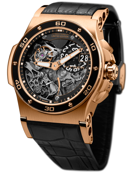 Abyss Automatic Tourbillon 18k Rose Gold
