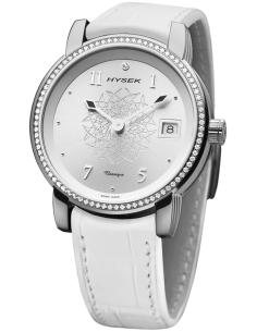 Io 36mm Classique steel diamonds