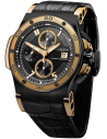 Abyss 44mm Chronograph, black titanium and rose gold, gold sapphire bezel