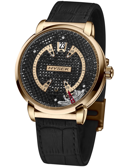 43mm double orbitale Jumping Hour