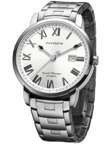 Io 43mm Grande Classic Automatic in steel