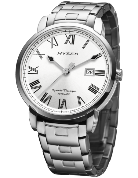 Io 43mm Grande Classic Automatic in steel