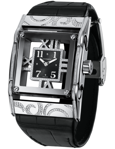 Furtif 37mm Arabesques in Steel black