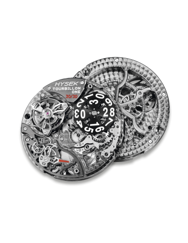 Abyss Automatic Tourbillon black PVD and 18k Rose Gold