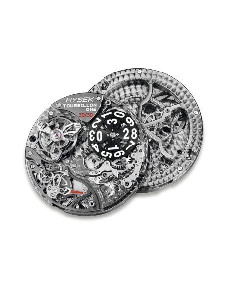 Abyss Automatic Tourbillon black PVD and 18k Rose Gold