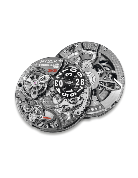 Abyss skeleton tourbillon 18k rose gold