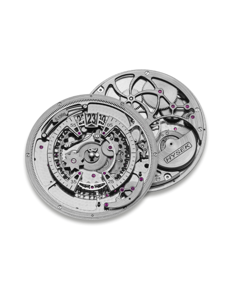 43mm double orbitale Jumping Hour