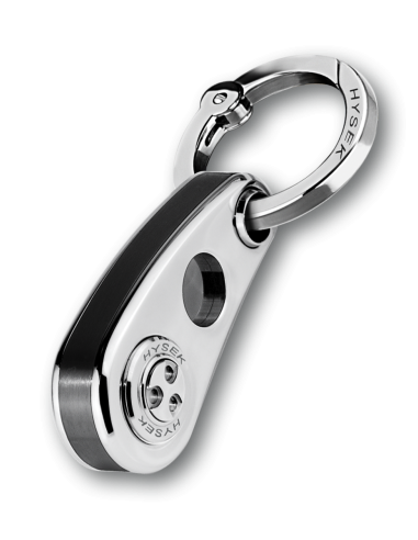Abyss Key Ring in Steel and Black PVD
