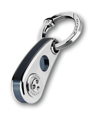 Abyss Key Ring in Steel and BluePVD