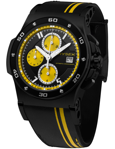 Abyss 44mm Chronograph, black and yellow version